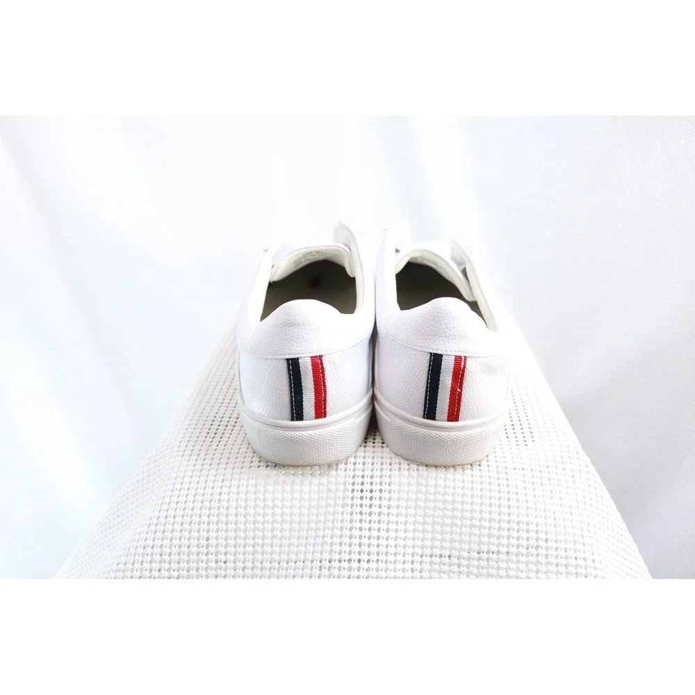 Faranzi Newport-S Mens Sneakers Size 11 White Silver Studs F421455K Casual Shoes